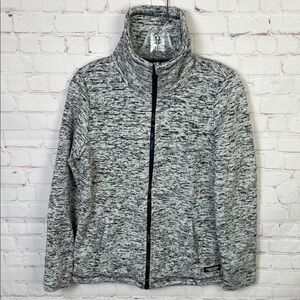 Calvin Klein Performance Marled Gray Full Zip Jacket